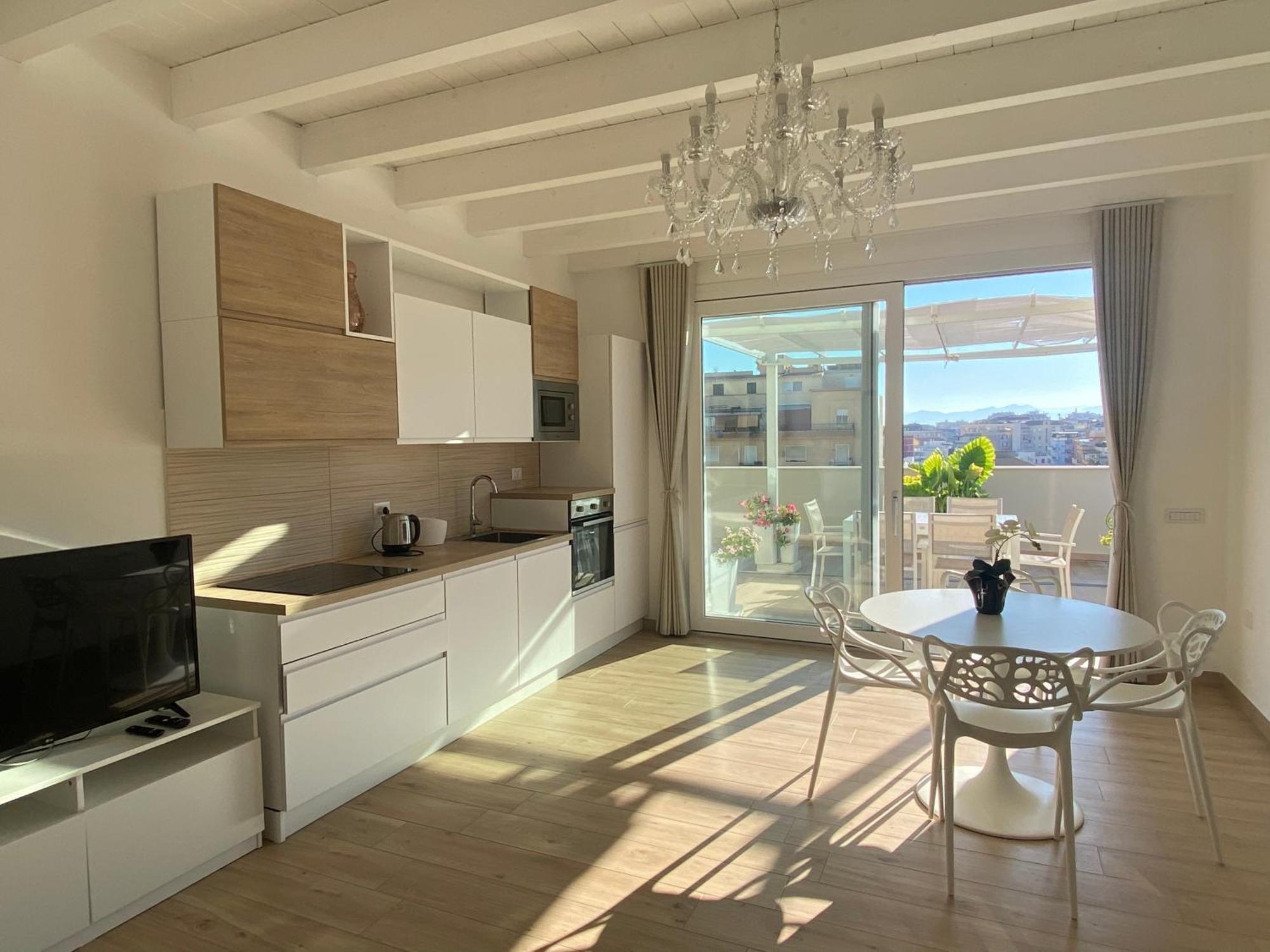 Апартаменты Rossini Penthouse Кальяри Экстерьер фото